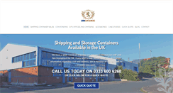 Desktop Screenshot of lioncontainers.co.uk